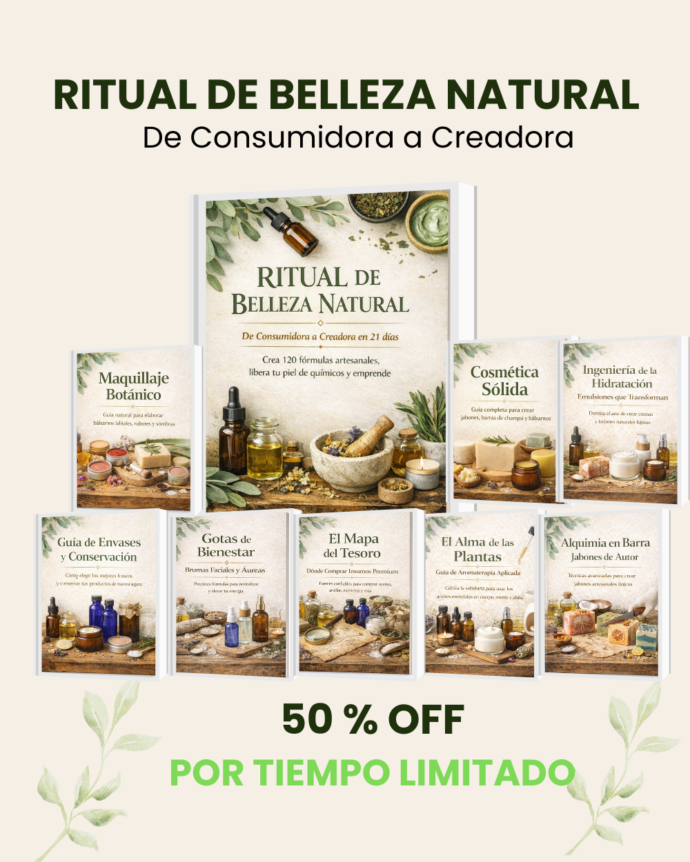 Tu Ritual de Belleza Natural: De Consumidora a Creadora en 21 días